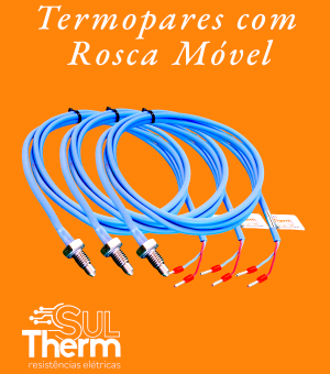 termopar rosca movel